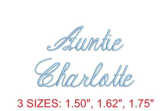 Auntie Charlotte Font: A Seller’s Review for Etsy & Small Shop Embroidery