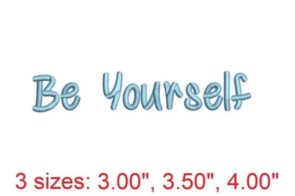 Be Yourself Embroidery Font: A Designer’s Review for Boutique Apparel