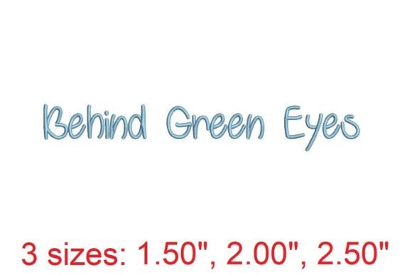 Behind Green Eyes Embroidery Font: A Designer’s Honest Review