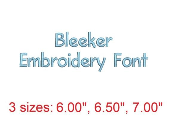 Bleeker Embroidery Font: A Designer’s Review for Personalized Gifts