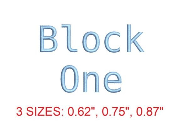 Block One Embroidery Font: A Designer’s Review for Boutique Sweatshirt Branding