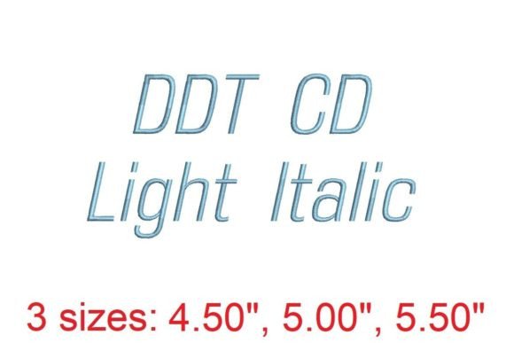 DDT CD LT IT Embroidery Font: A Designer’s Review for Boutique Apparel