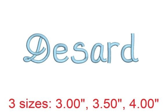 Desard Embroidery Font: A Designer’s Review for Personalized Gifts