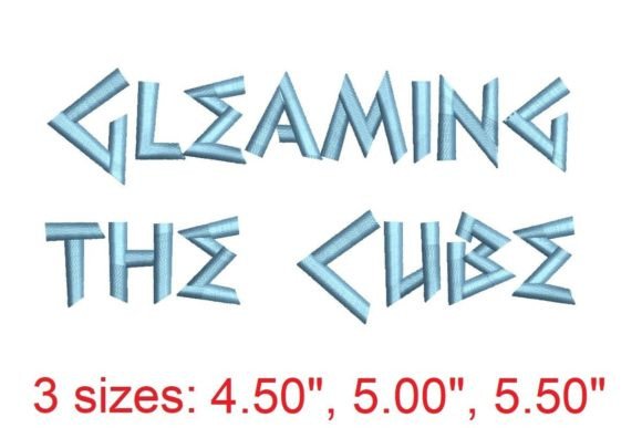 Gleaming the Cube Embroidery Font: A Designer’s Review for Seasonal Projects