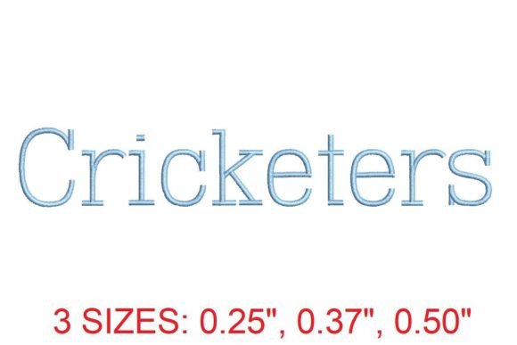 h1Cricketers Embroidery Font: A Stylish Script for Sports Fans and Craft Sellers/h1