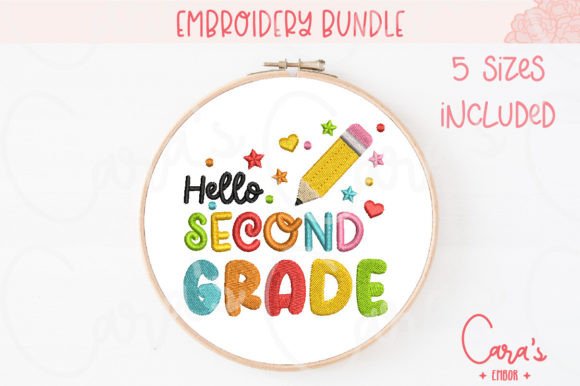 Hello, Second Grade – A Designer’s Review for Boutique Sweatshirt Embroidery