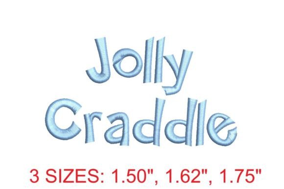 Jolly Cradle Embroidery Font: A Designer’s Review for Personalized Gifts