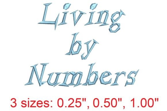 Living by Numbers Embroidery Font: A Designer’s Honest Review