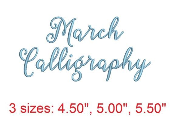 March Calligraphy: A Designer’s Review for Personalized Embroidery Gifts