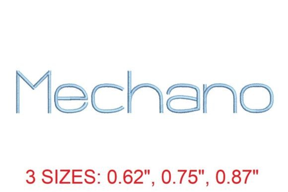 Mechano Embroidery Font: A Designer’s Honest Review