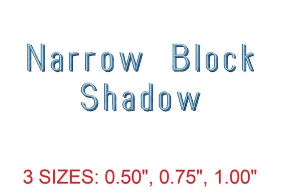 Modern Lettering with Purpose: Reviewing Narrow Block Shadow Embroidery Font for Small Business Branding