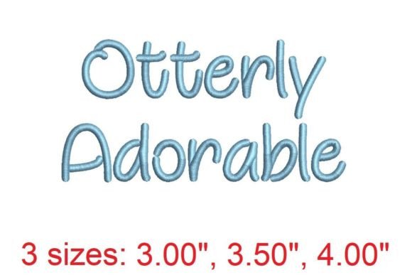 Reviewing Otterly Adorable Embroidery Font for Real Projects