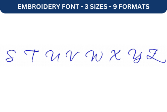 Scriptina Font Upper S to Z – A Seasonal Embroidery Designer’s Review