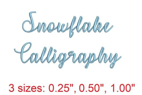 Snowflakes Calligraphy: A Designer’s Review for Boutique Sweatshirt Embellishment