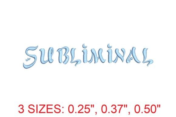 Subliminal Medium Embroidery Font: A Designer’s Real-World Review