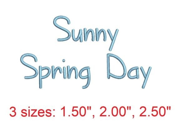 Sunny Spring Day: A Fresh Take on Seasonal Embroidery