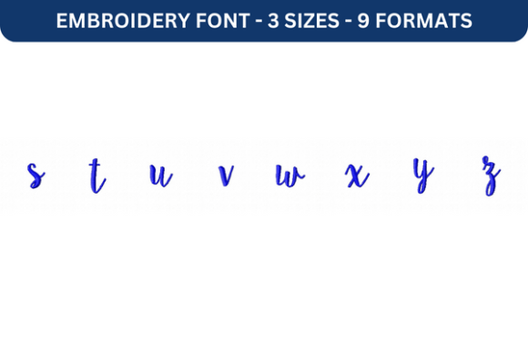 Sweet Pea Font Lower S to Z: A Designer’s Review for Seasonal Embroidery